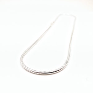 Thick Round Silver Snake Chain 1.9mm 050 // Strong Sterling Silver Snake Chain // Thick Silver Chain // 16&quot; to 30&quot; / 925 Sterling Silver