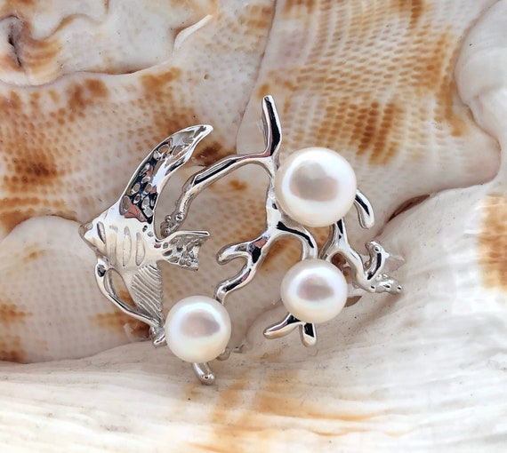 ユニセックス ジュエリー エンゼルフィッシュペンダント ネックレス ペンダント N09 魚 SILVER 925 銀製 エンゼル