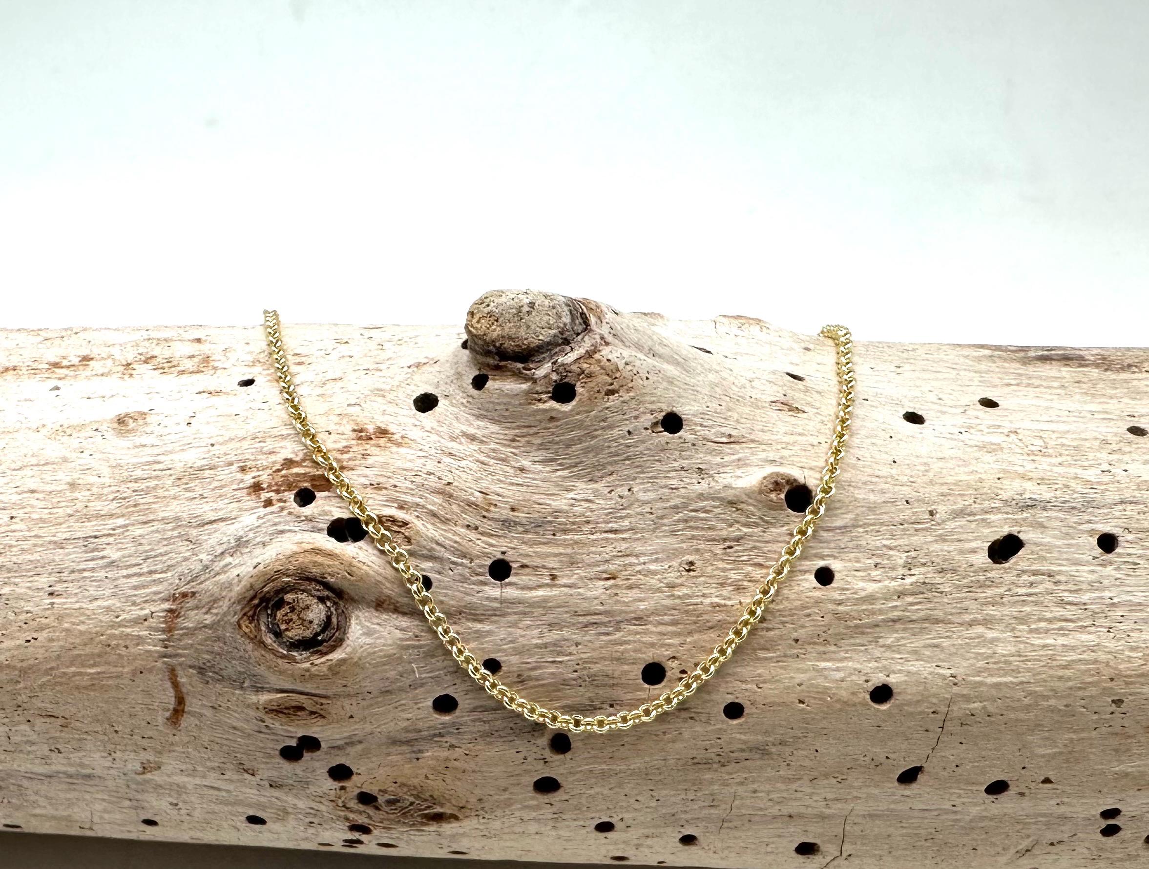 ゴールドロロリンクチェーン 16インチ、18インチ / ペンダントゴールド