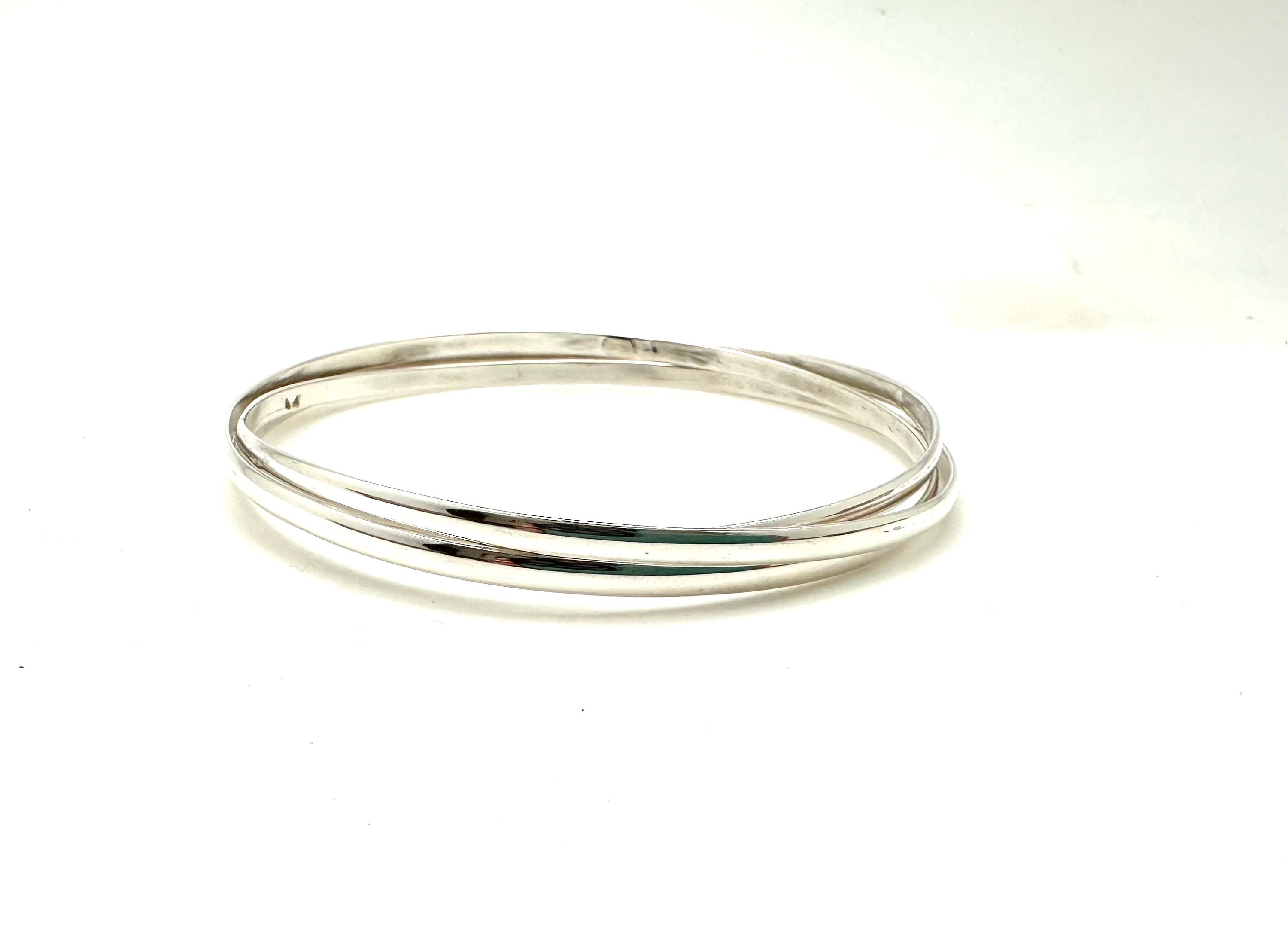 定番人気！ Bangle Trinity Silver 70mm Medium / Bangle Three of Set / アクセサリー