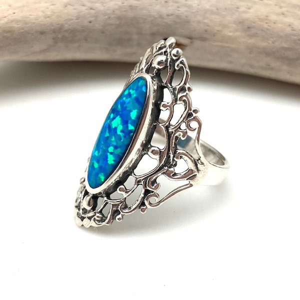 Blue Fire Opal - Etsy