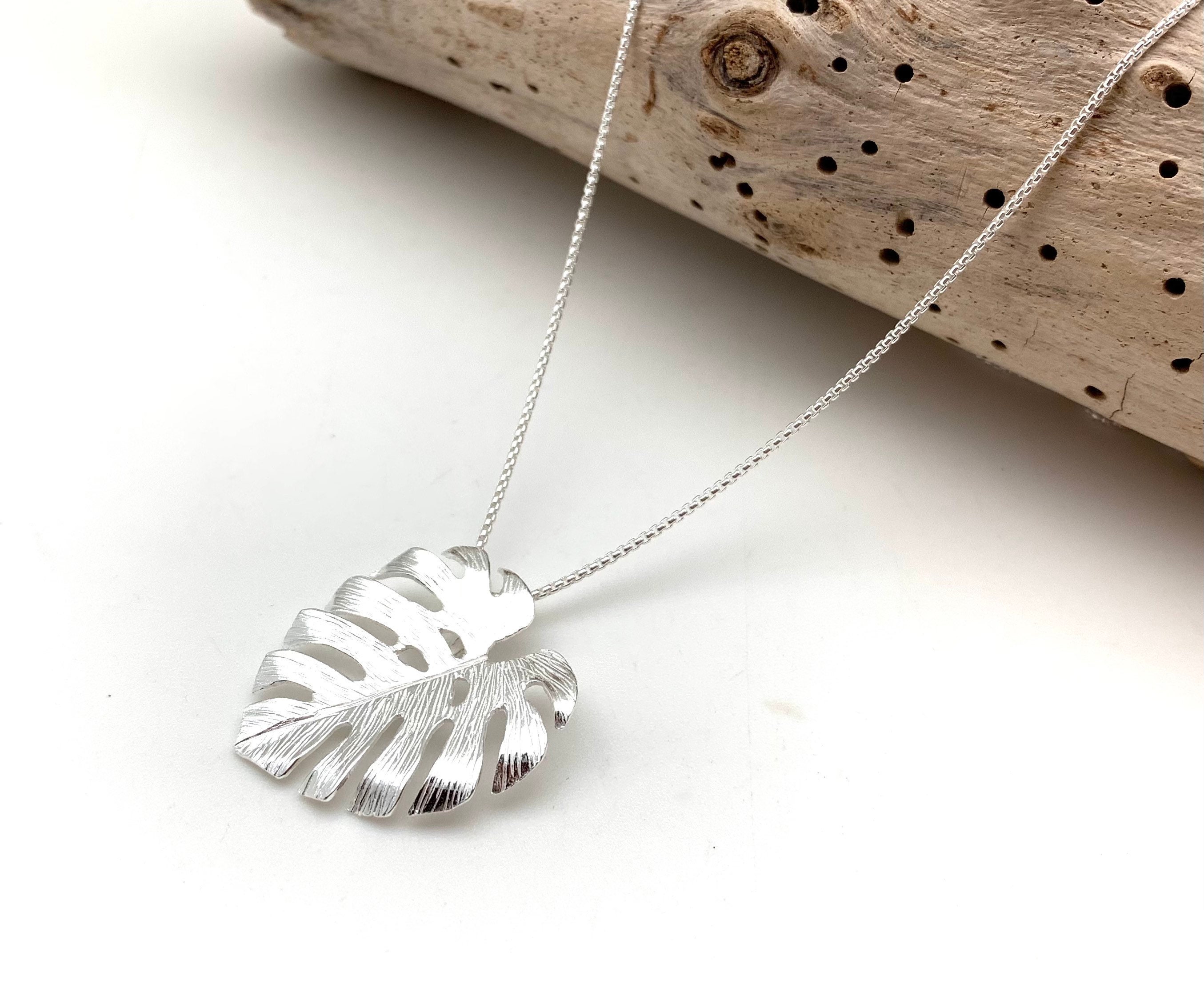leaf necklace silver / リーフネックレス シルバー - FUURA