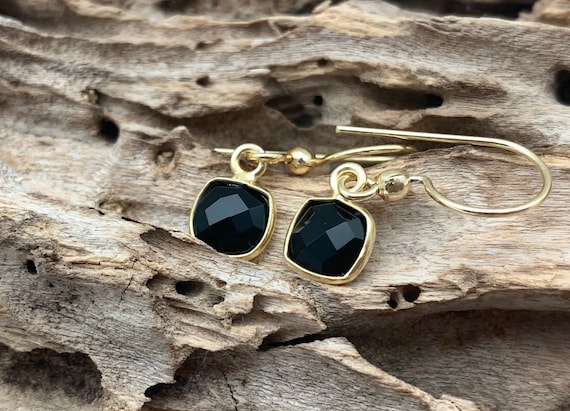 Square 2024 onyx earrings