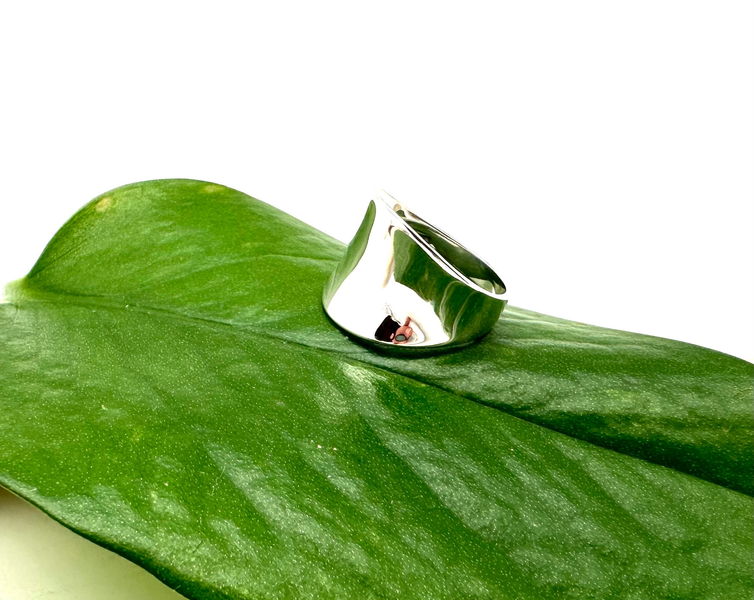 Silver Concave Ring / Wide Concave Ring / Best Selling Silver Ring ...