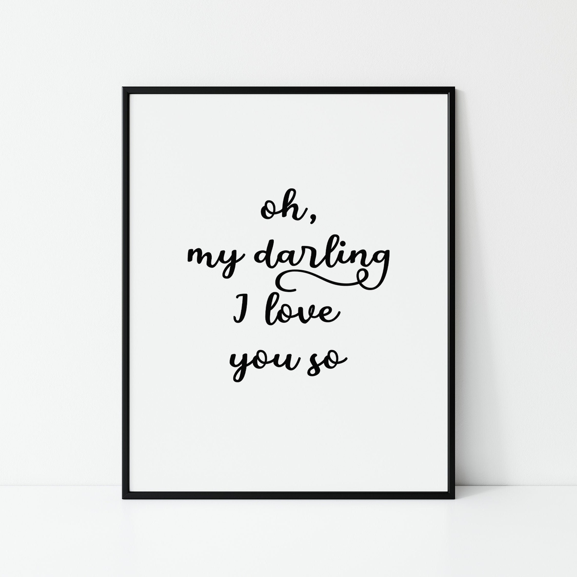 I Love You Oh So Etsy
