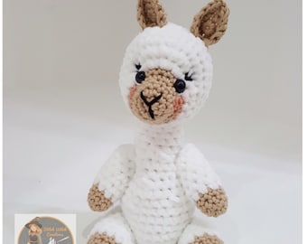 Small MAEVE the LLAMA Crochet Pattern - Amigurumi PDF Crochet Pattern - Instant Download - Pattern only - Llama/Alpaca