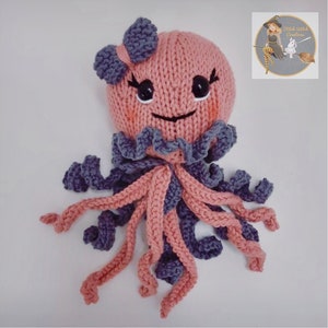 Jellyfish/Octopus Knitting Pattern PDF Knitting Pattern Instant download Pattern only image 1