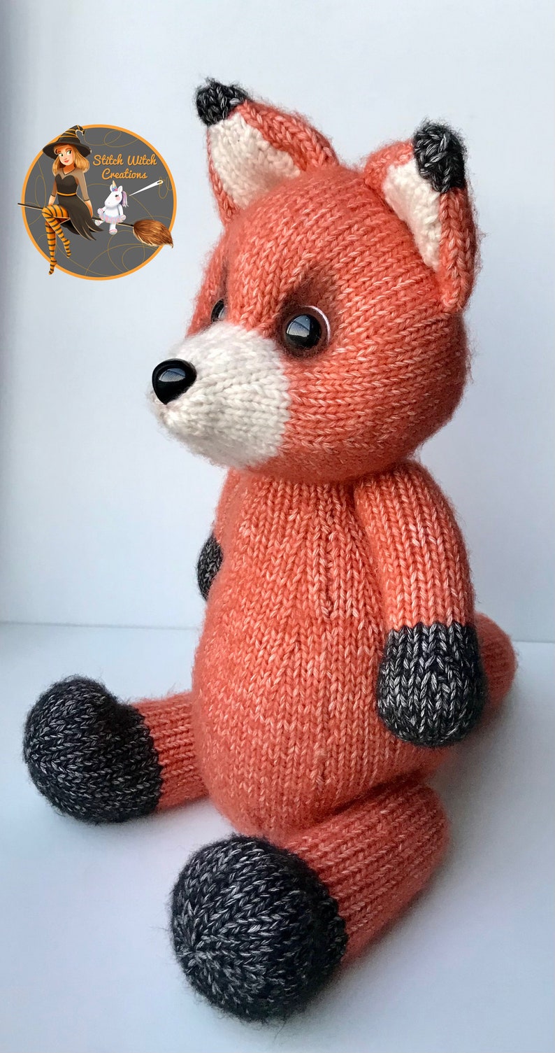 Fox Knitting Pattern PDF Knitting Pattern Instant download Pattern only image 4