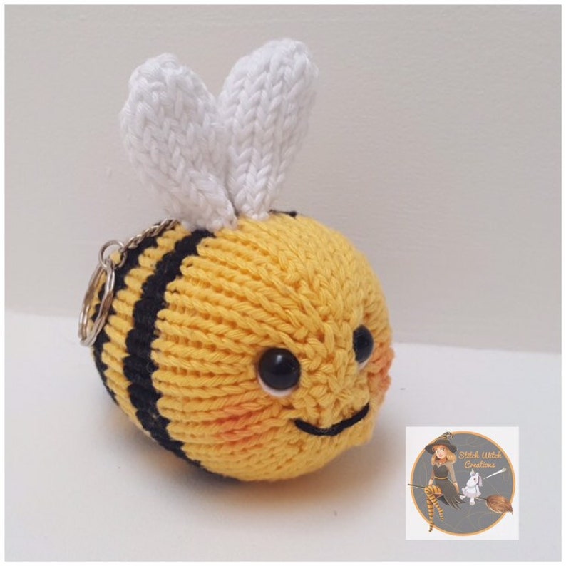 SWC Mini and Baby Bee Knitting Patterns 2 in 1 Instant Download PDF Knitting Pattern image 3