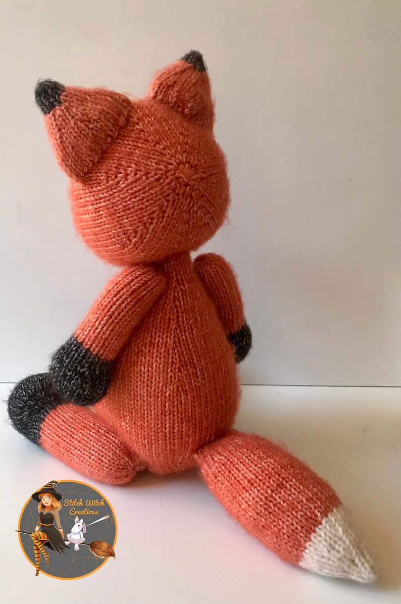 Fox Knitting Pattern PDF Knitting Pattern Instant download Pattern only image 2