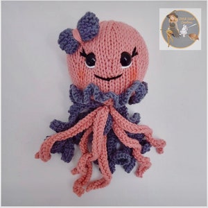 Jellyfish/Octopus Knitting Pattern PDF Knitting Pattern Instant download Pattern only image 2