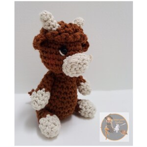 Angus the Mini Highland Cow SWC Minis Farmyard Collection Amigurumi Crochet Pattern PDF Instant Download image 5