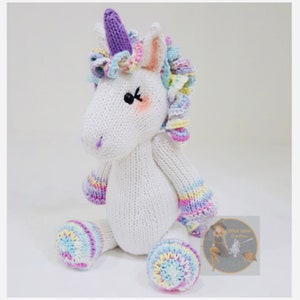 LARNA the UNICORN Knitting pattern PDF Instant download Knitting pattern only, Unicorn Knitting Pattern image 7