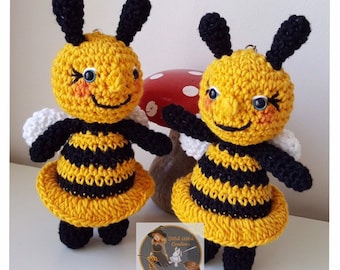 SMALL BEE Crochet Pattern - Amigurumi Instant PDF Download - Crochet Pattern Only