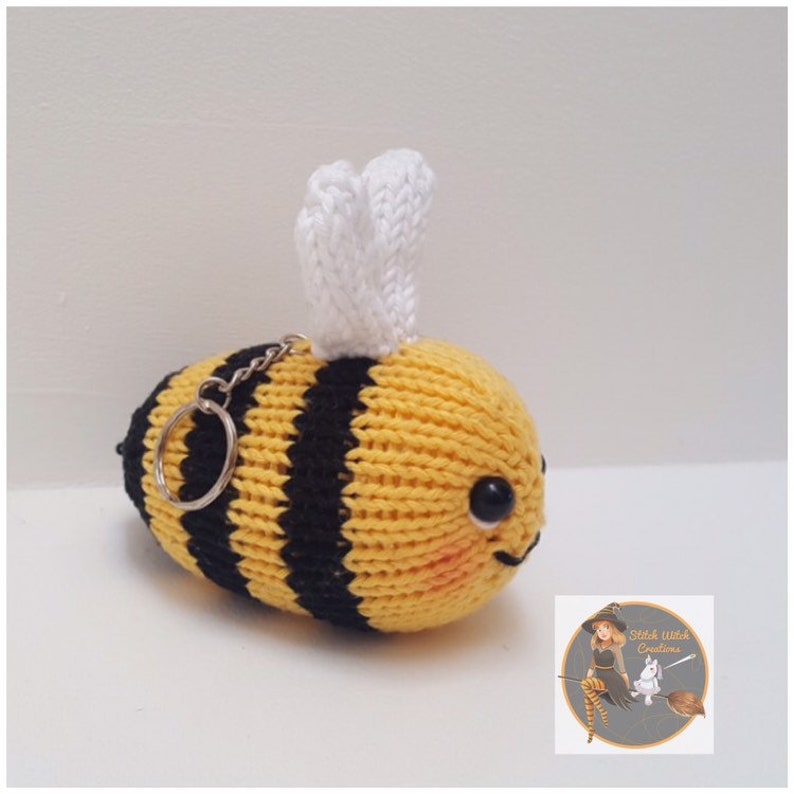 SWC Mini and Baby Bee Knitting Patterns 2 in 1 Instant Download PDF Knitting Pattern image 4