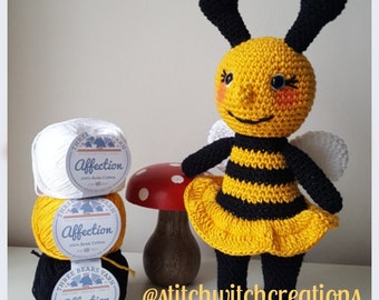 BELLE BEE - Amigurumi Crochet Pattern - PDF download - Pattern Only