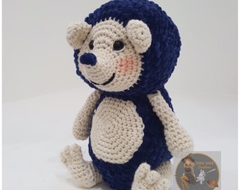 OTIS the HEDGEHOG - Crochet Pattern - Amigurumi Crochet - PDF Instant Download - Pattern Only