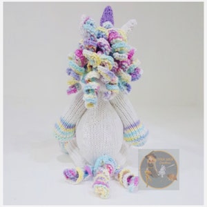 LARNA the UNICORN Knitting pattern PDF Instant download Knitting pattern only, Unicorn Knitting Pattern image 3