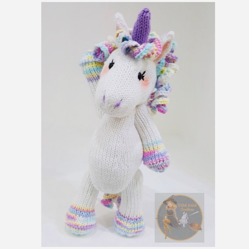 LARNA the UNICORN Knitting pattern PDF Instant download Etsy