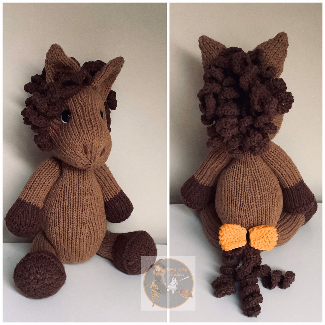 HORSE Knitting Pattern PDF Instant Download Knitting Etsy UK