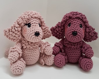 SWC POODLE PUPPY Crochet Pattern  - Amigurumi Crochet Pattern - Pdf Instant Download - Pattern only