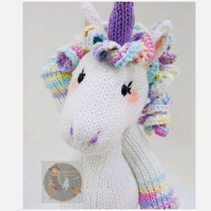 LARNA the UNICORN Knitting pattern PDF Instant download Knitting pattern only, Unicorn Knitting Pattern image 8