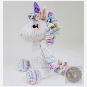 LARNA the UNICORN Knitting pattern PDF Instant download Knitting pattern only, Unicorn Knitting Pattern image 5