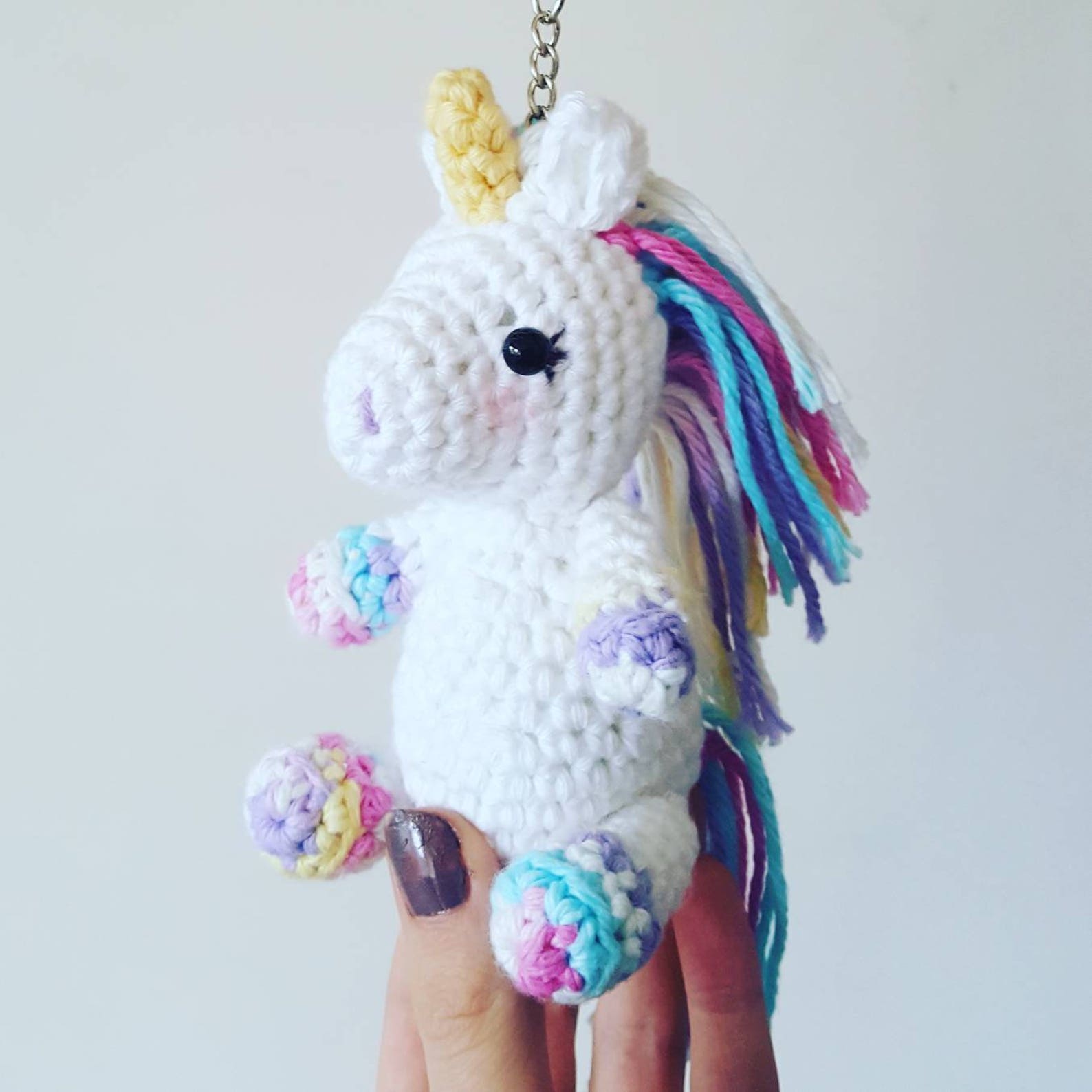 SWC Mini Lavender Unicorn Crochet Pattern SWC Minis | Etsy