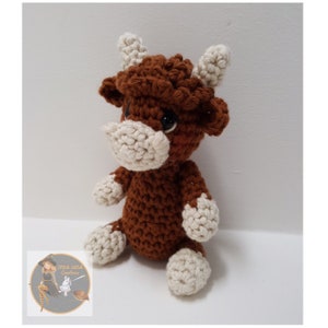 Angus the Mini Highland Cow SWC Minis Farmyard Collection Amigurumi Crochet Pattern PDF Instant Download image 4
