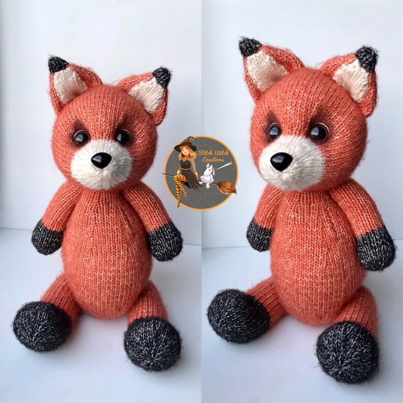 Fox Knitting Pattern PDF Knitting Pattern Instant download Pattern only image 3