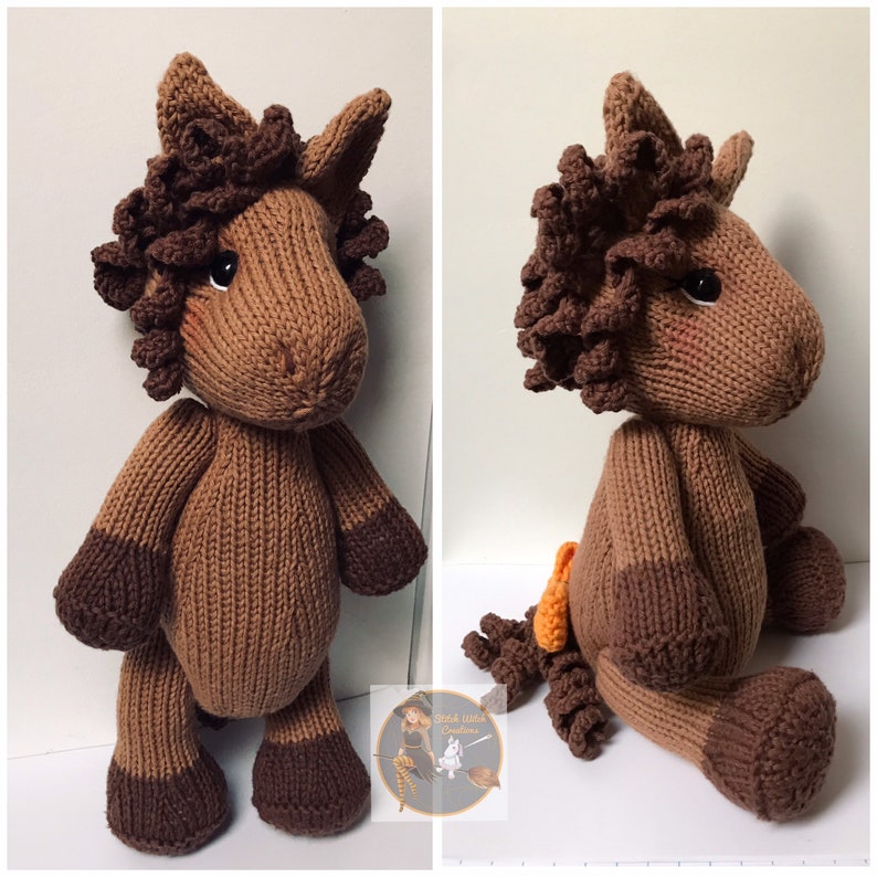 HORSE Knitting Pattern PDF Instant Download Knitting Etsy
