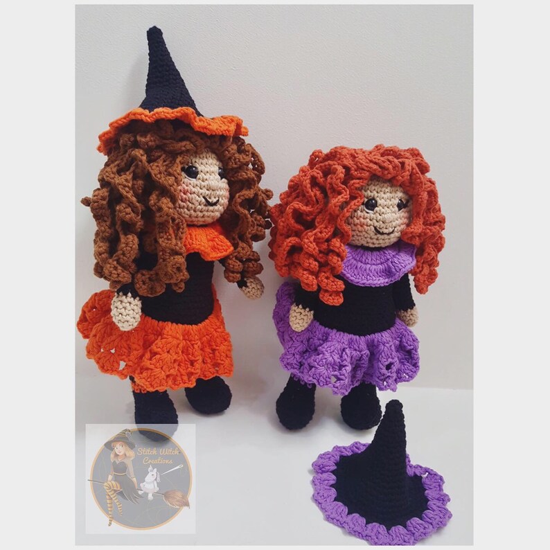 WINTER the WITCH Crochet Pattern PDF Instant Download Amigurumi crochet pattern Halloween Crochet image 4