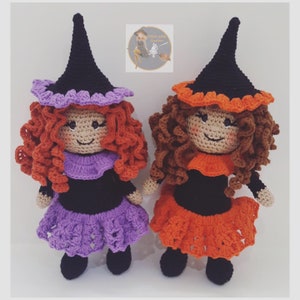 WINTER the WITCH Crochet Pattern PDF Instant Download Amigurumi crochet pattern Halloween Crochet image 1