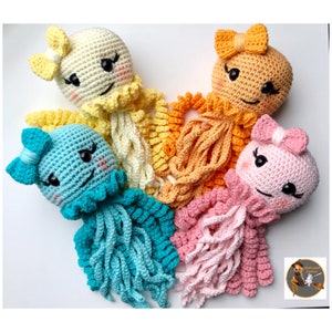 Jellyfish/Octopus Crochet Pattern - PDF Crochet Pattern Instant download - Pattern only