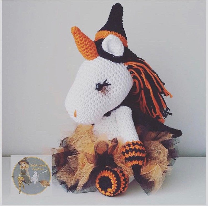 Lavender Unicorn Crochet Pattern ONLY not a finished product Amigurumi PDF instant download image 2