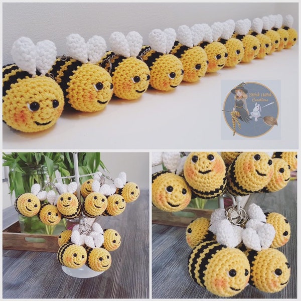 Mini Bee - SWC Minis Collection - Amigurumi Crochet Pattern - PDF Instant Download