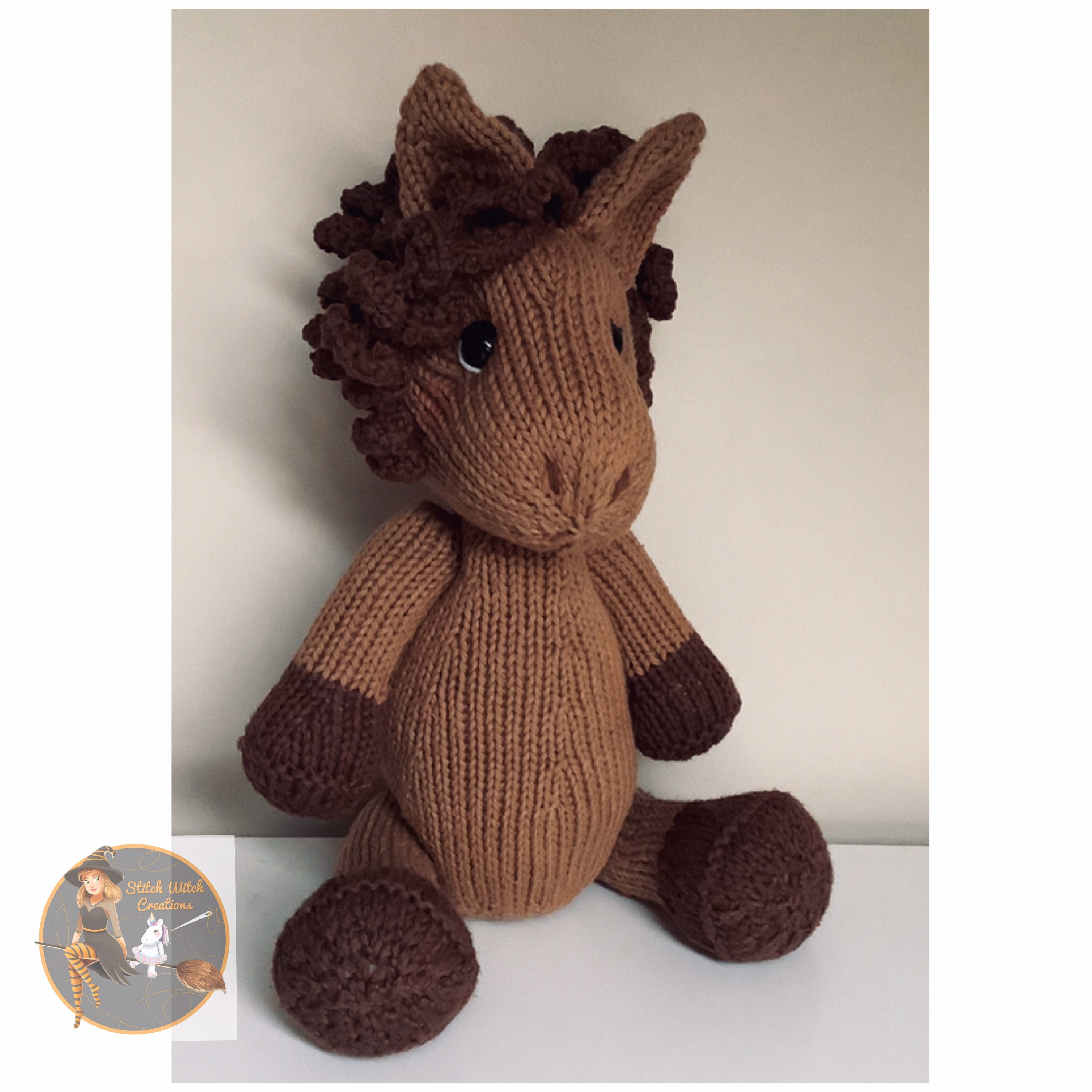 HORSE Knitting Pattern PDF Instant Download Knitting Etsy UK