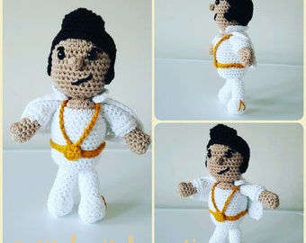 Elvis Presley (The King) Crochet Doll Pattern - Amigurumi PDF instant download