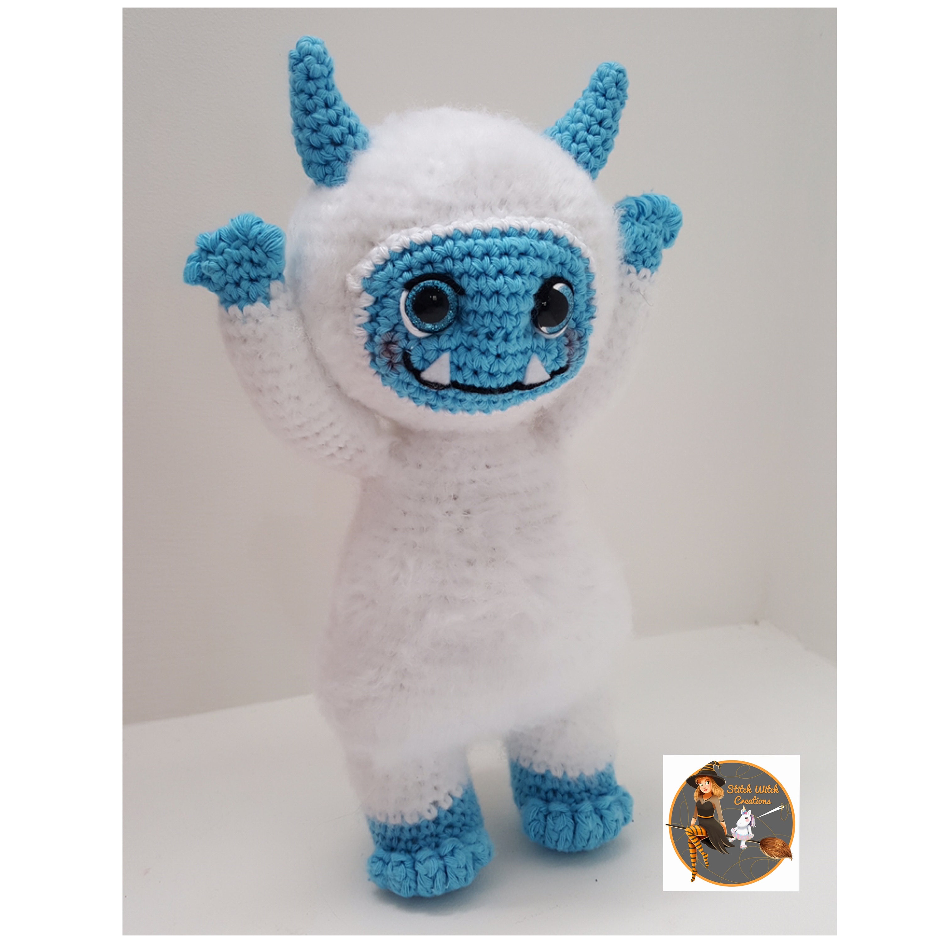 SWC Yeti / Abominable Snowman Crochet Pattern Only Amigurumi Etsy UK