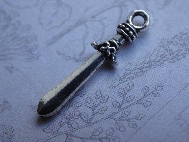 13 x Pagan Wiccan Charms Pendants, Witchy Bracelet Charms, Jewelry Making, Craft Supplies UK, Celtic Gothic Occult, Casting Tarot Witchcraft image 9
