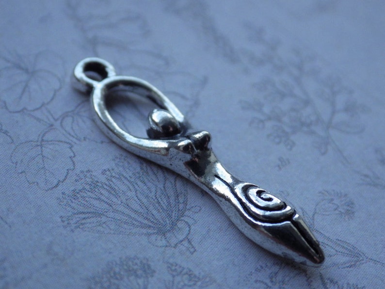 13 x Pagan Wiccan Charms Pendants, Witchy Bracelet Charms, Jewelry Making, Craft Supplies UK, Celtic Gothic Occult, Casting Tarot Witchcraft image 2