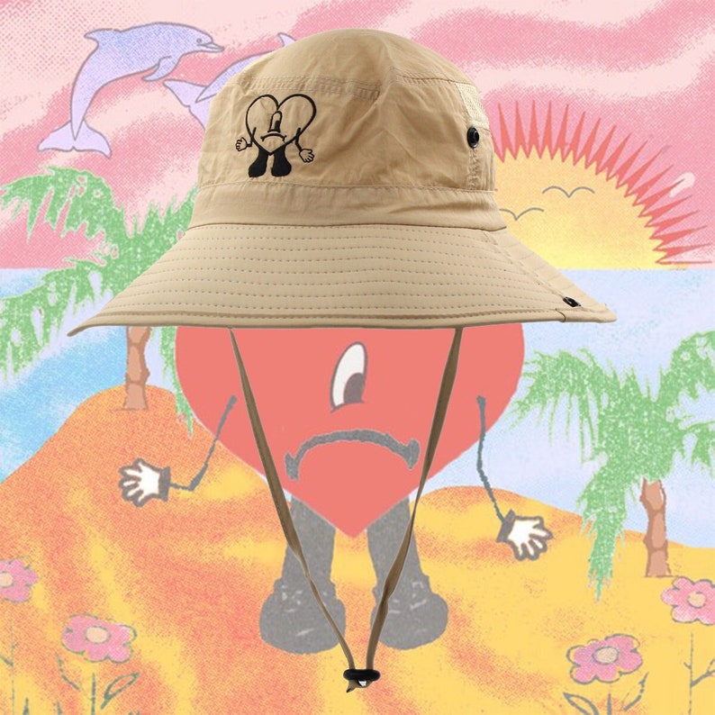 Bad Bunny Bucket Hat Un Verano Sin Ti Heart Un Verano Sin Ti Etsy