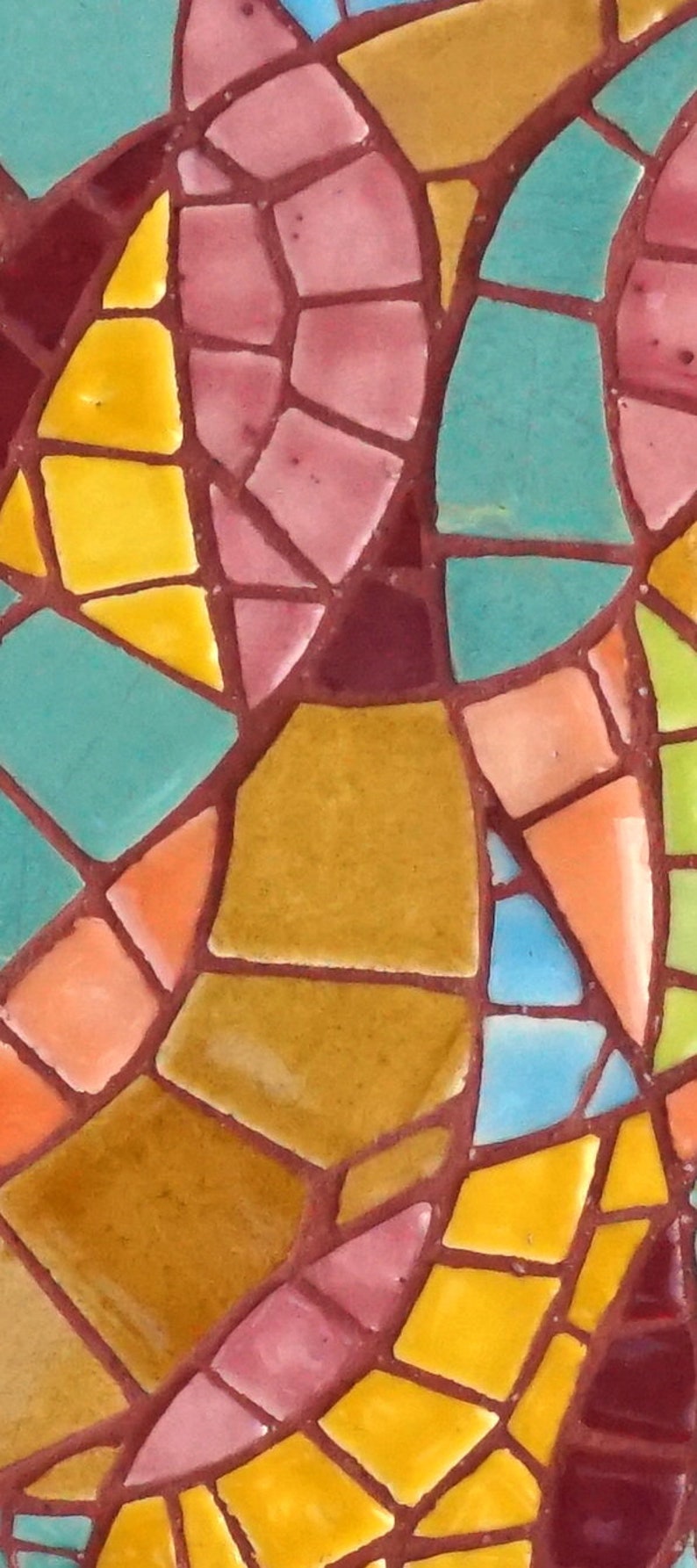 Colorful mosaic wall hook image 3