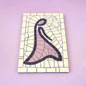mosaic wall art featuring an abstract woman figure image 2