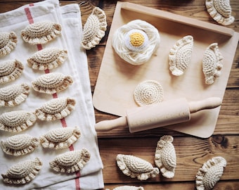 Crochet Dumpling: Miniature Food, Montessori Pretend Play