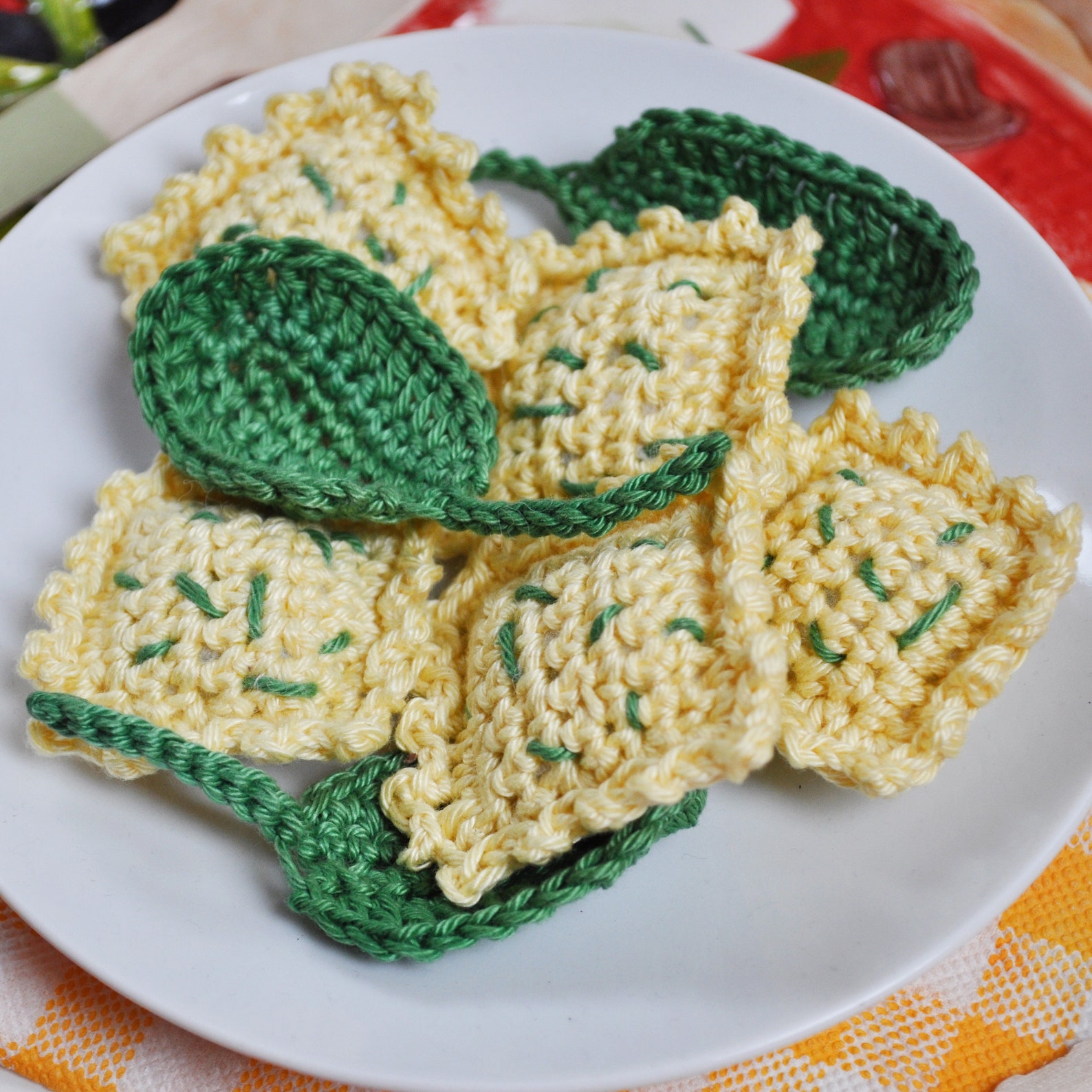 Crochet Ravioli Set – Pretend Play Food, Montessori Toy - Etsy