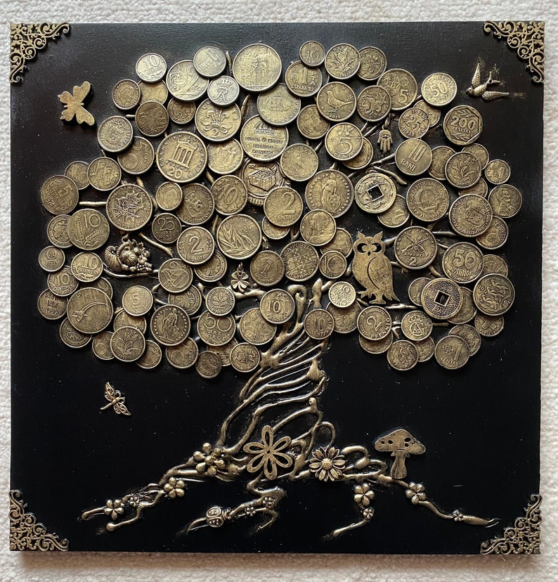 Lucky Charm money Tree HANDMADE Etsy Canada