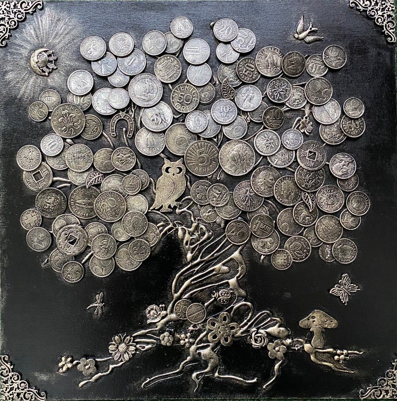 Lucky Charm money Tree HANDMADE Etsy Canada