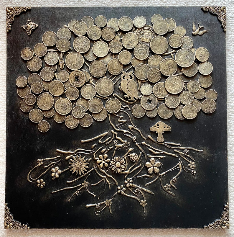 Lucky Charm money Tree HANDMADE Etsy Canada