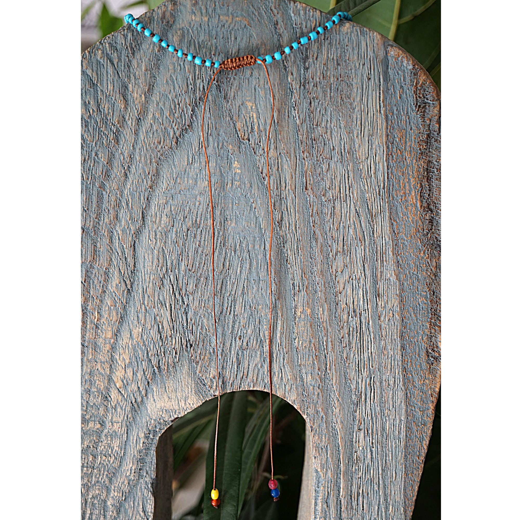Collana di Buddha di Ossidiana Ciondolo di Giada Faccia Laterale